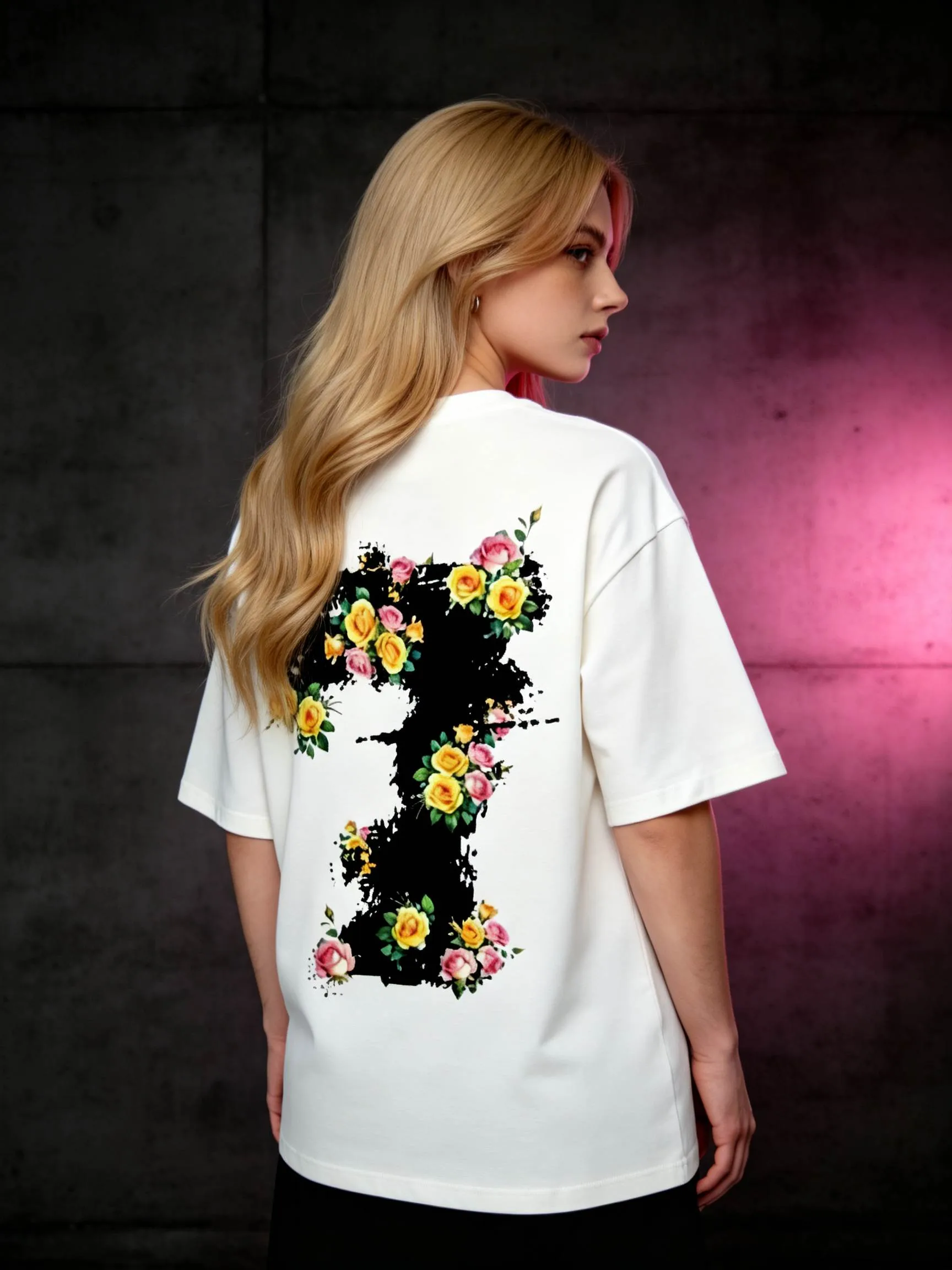 Black Graffiti Panda Tee