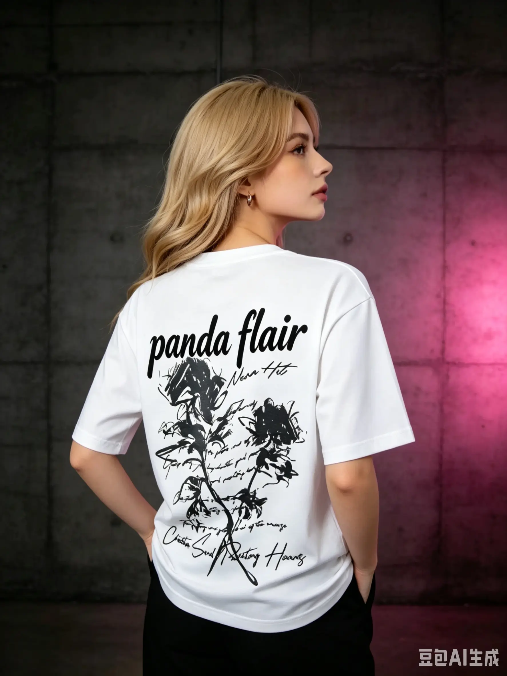 Gradient Panda Tee - Image 2