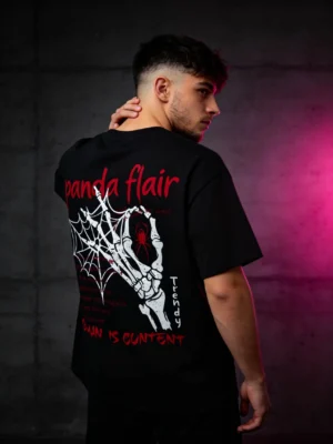 Black Graffiti Panda Tee