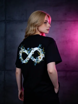Black Graffiti Panda Tee