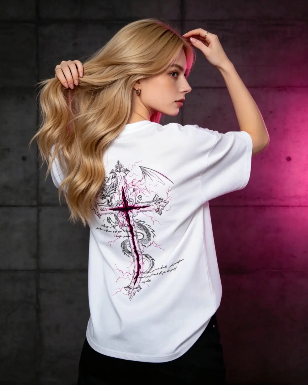 White Dragon Tee - Image 2