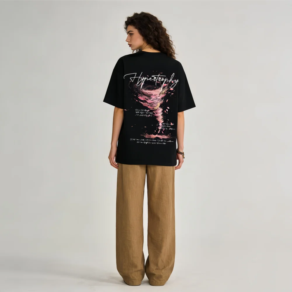 Panda Flair Hypernova Splatter Graffiti Oversized White Tee Y2K Streetwear for Gen Z - Image 10