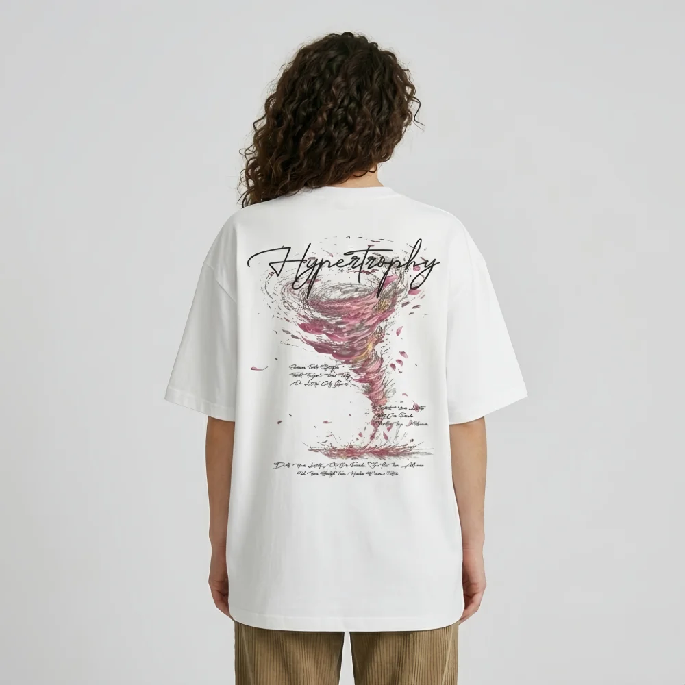 Panda Flair Hypernova Splatter Graffiti Oversized White Tee Y2K Streetwear for Gen Z - Image 3