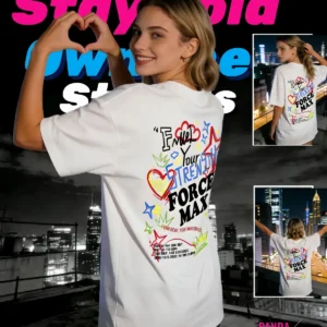 Panda Flair Y2K Oversized T-Shirt | Black Force Max Graffiti Print Premium Solona Streetwear for Gen Z Rebels