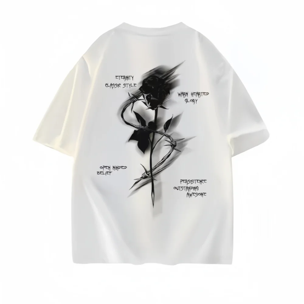 White Graffiti Panda Tee - Image 6