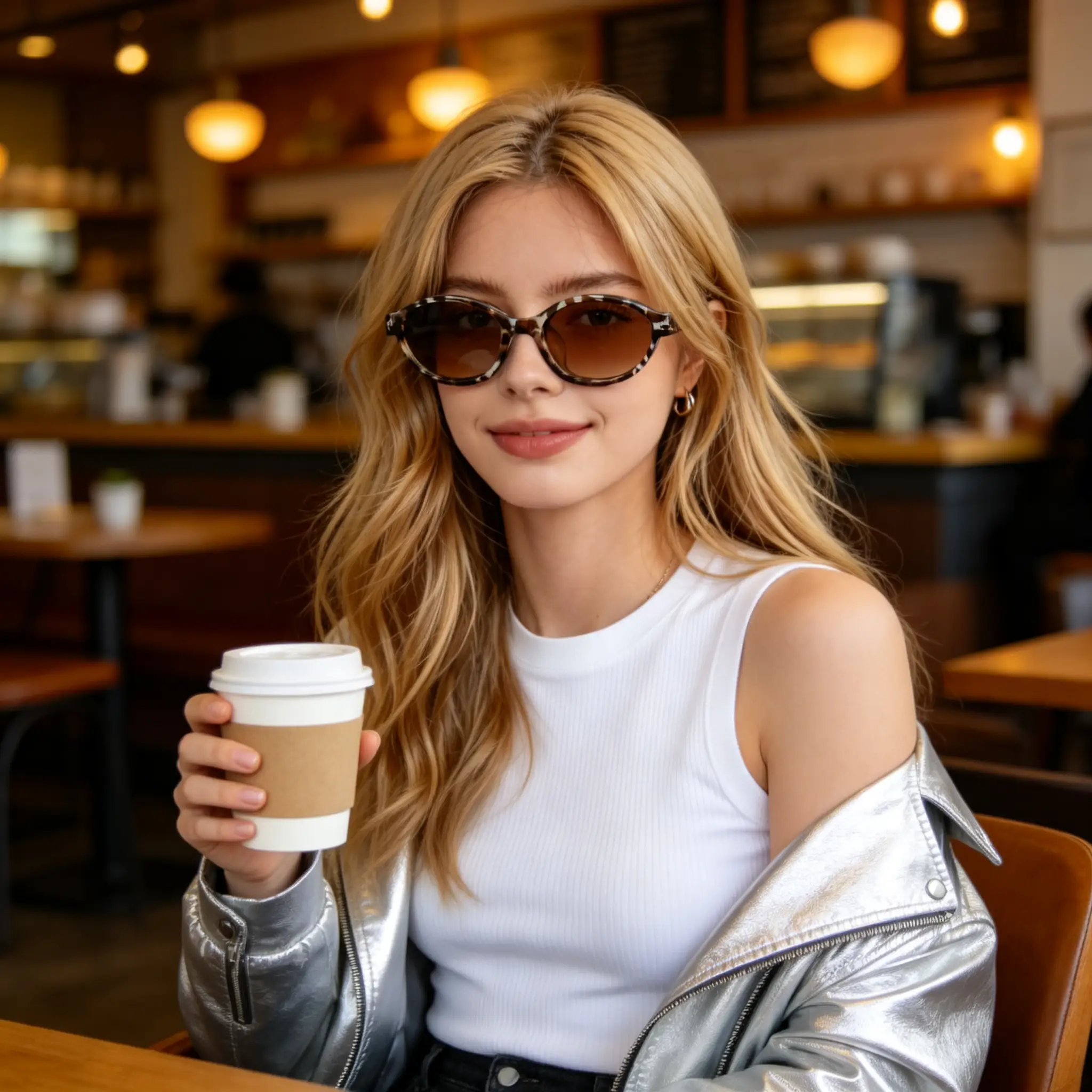 Brown Gradient Sunglasses - Image 2