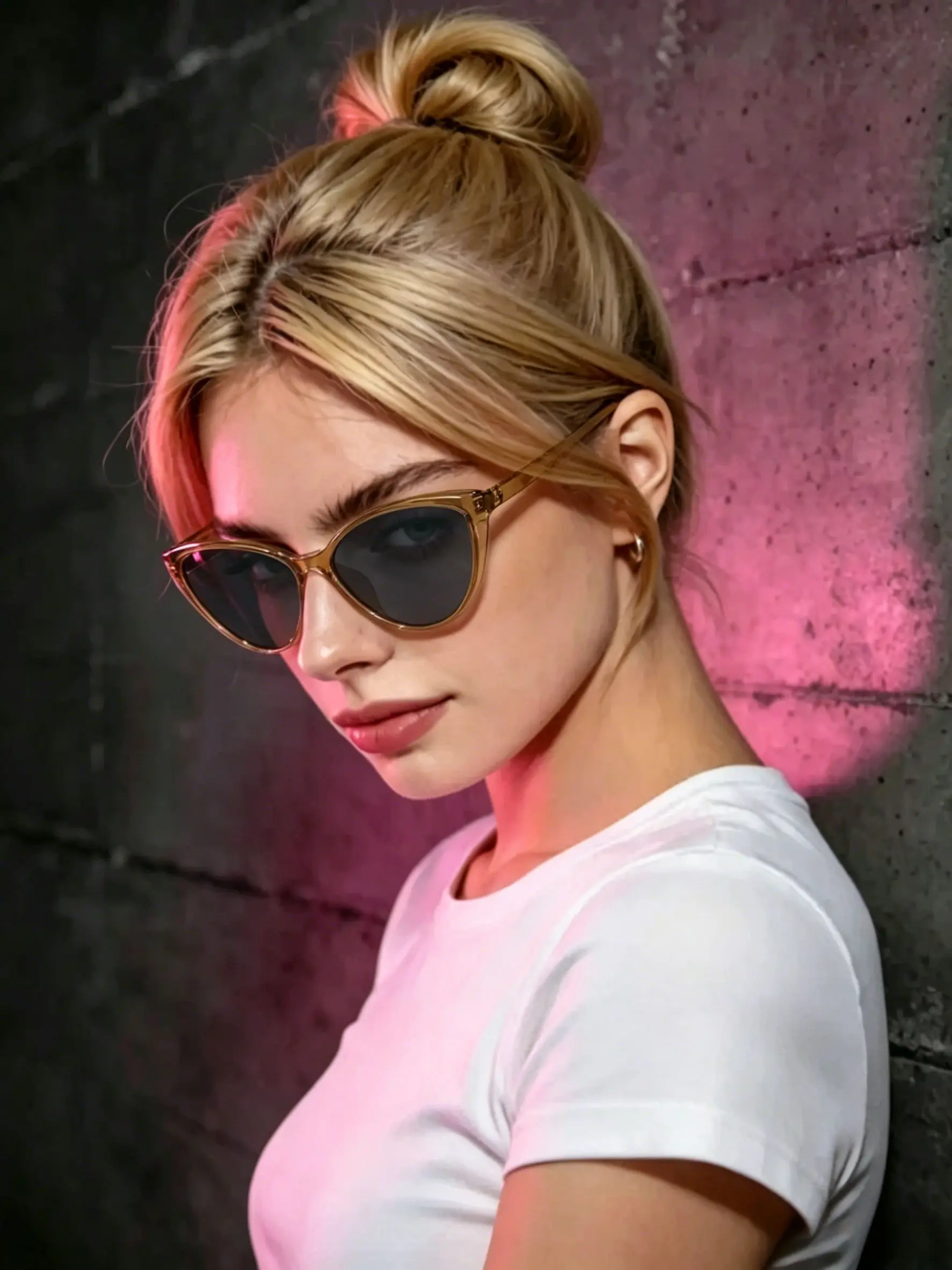 Amber Cat Eye Sunglasses