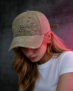 Distressed Baseball Cap