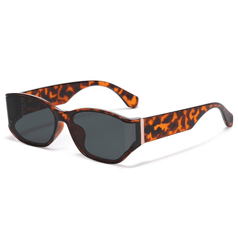 Tortoiseshell Gold Cat-Eye Sunglasses - Image 11