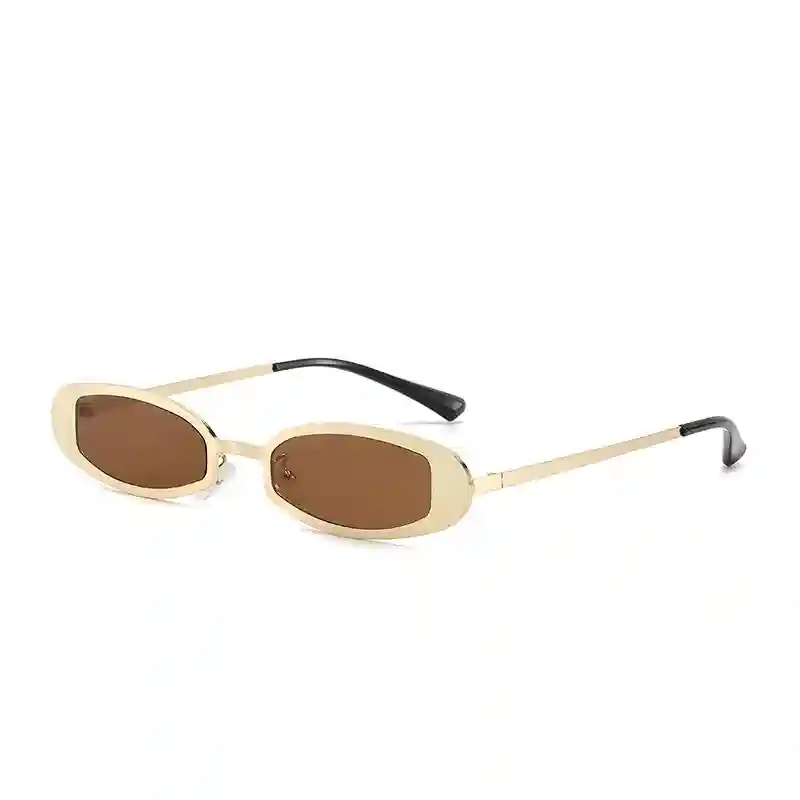 Small Frame Oval Sunglasses - Image 5