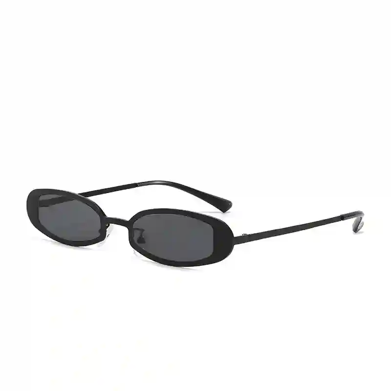 Small Frame Oval Sunglasses - Image 4