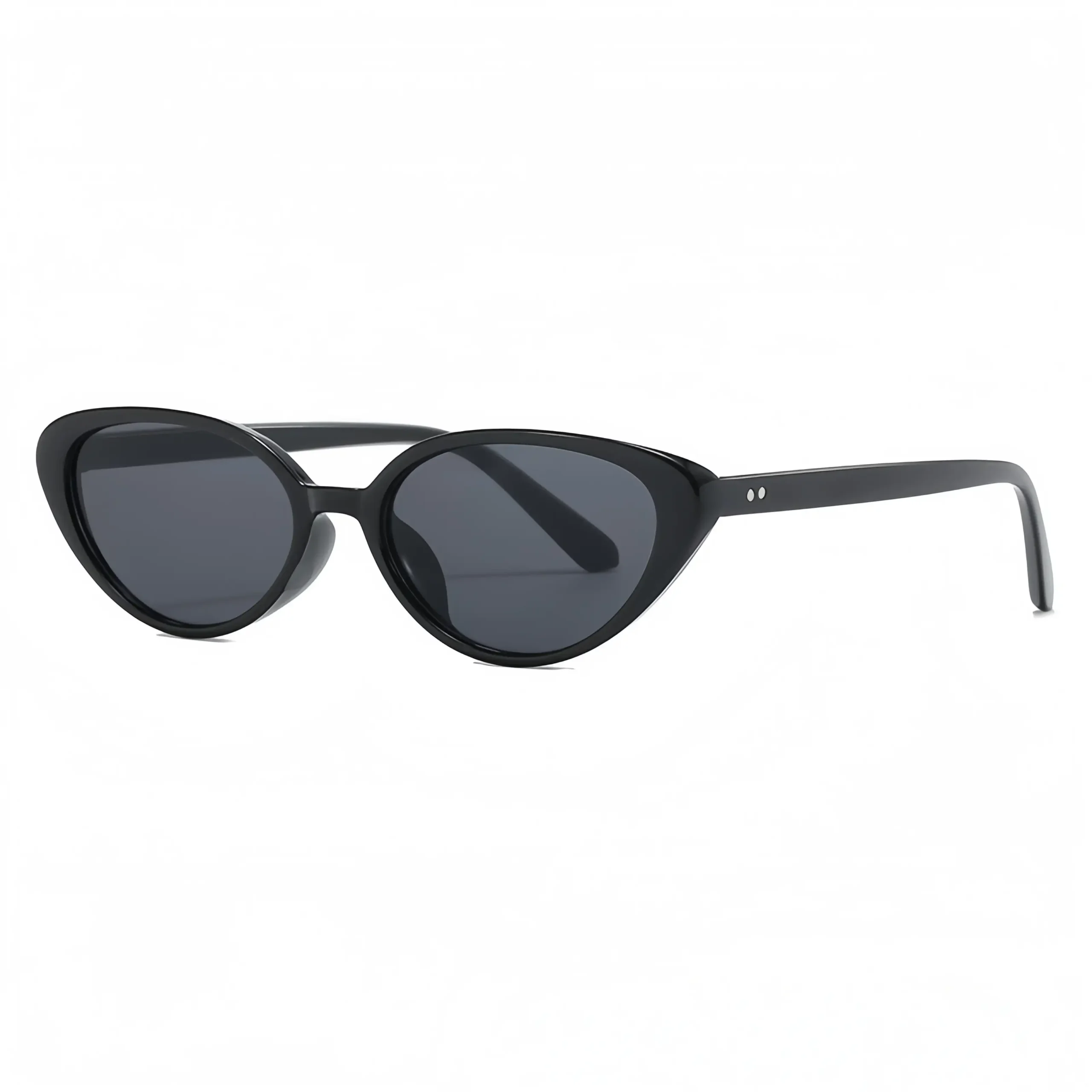 Black Cat-Eye Sunglasses - Image 9