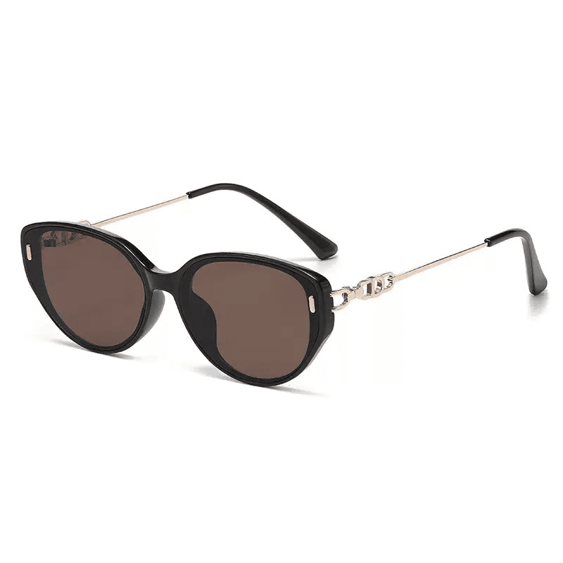 Black Frame Fashion Sunglasses - Image 7
