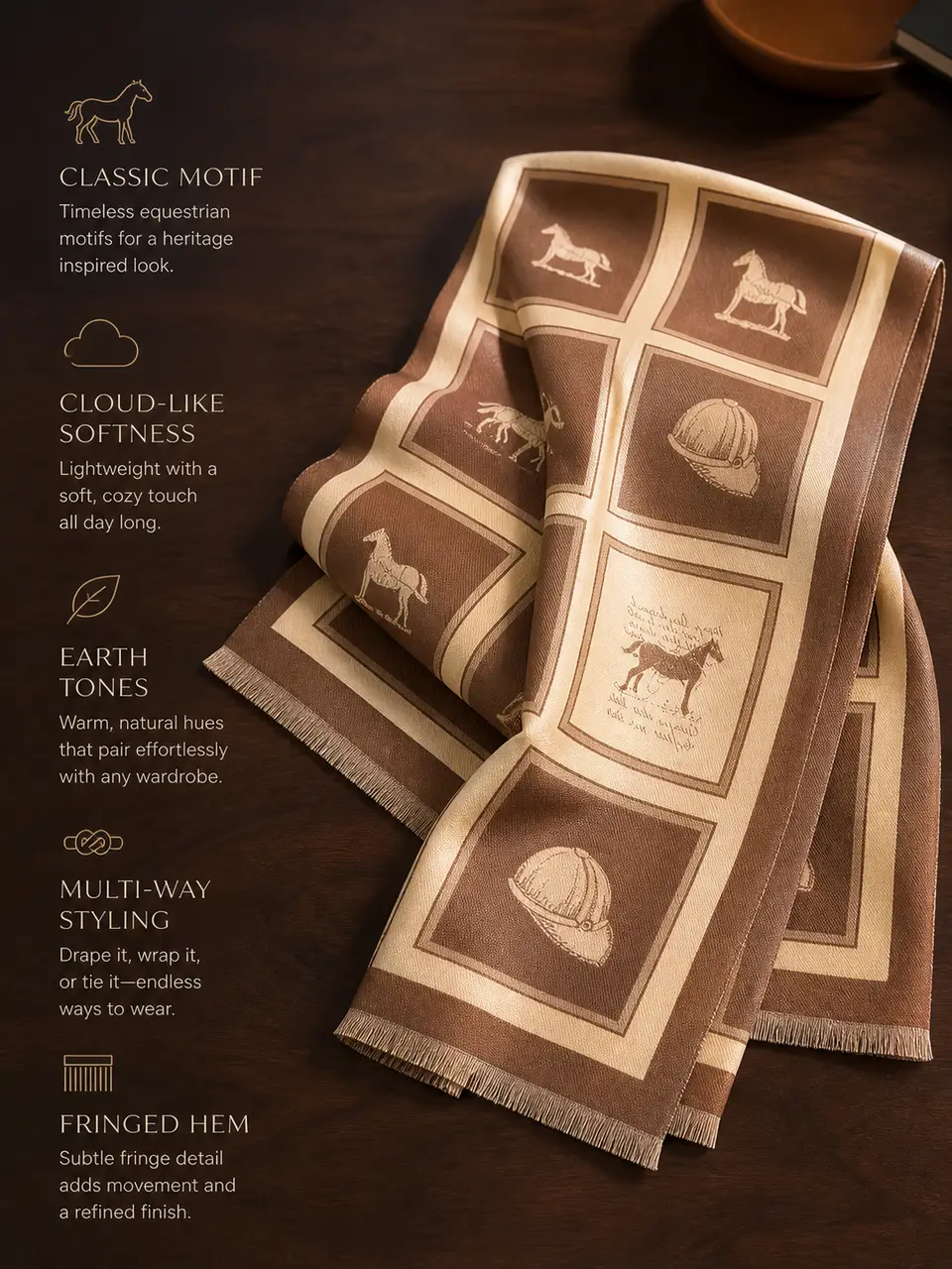 Equestrian Grid Scarf - 5 Key Benefits