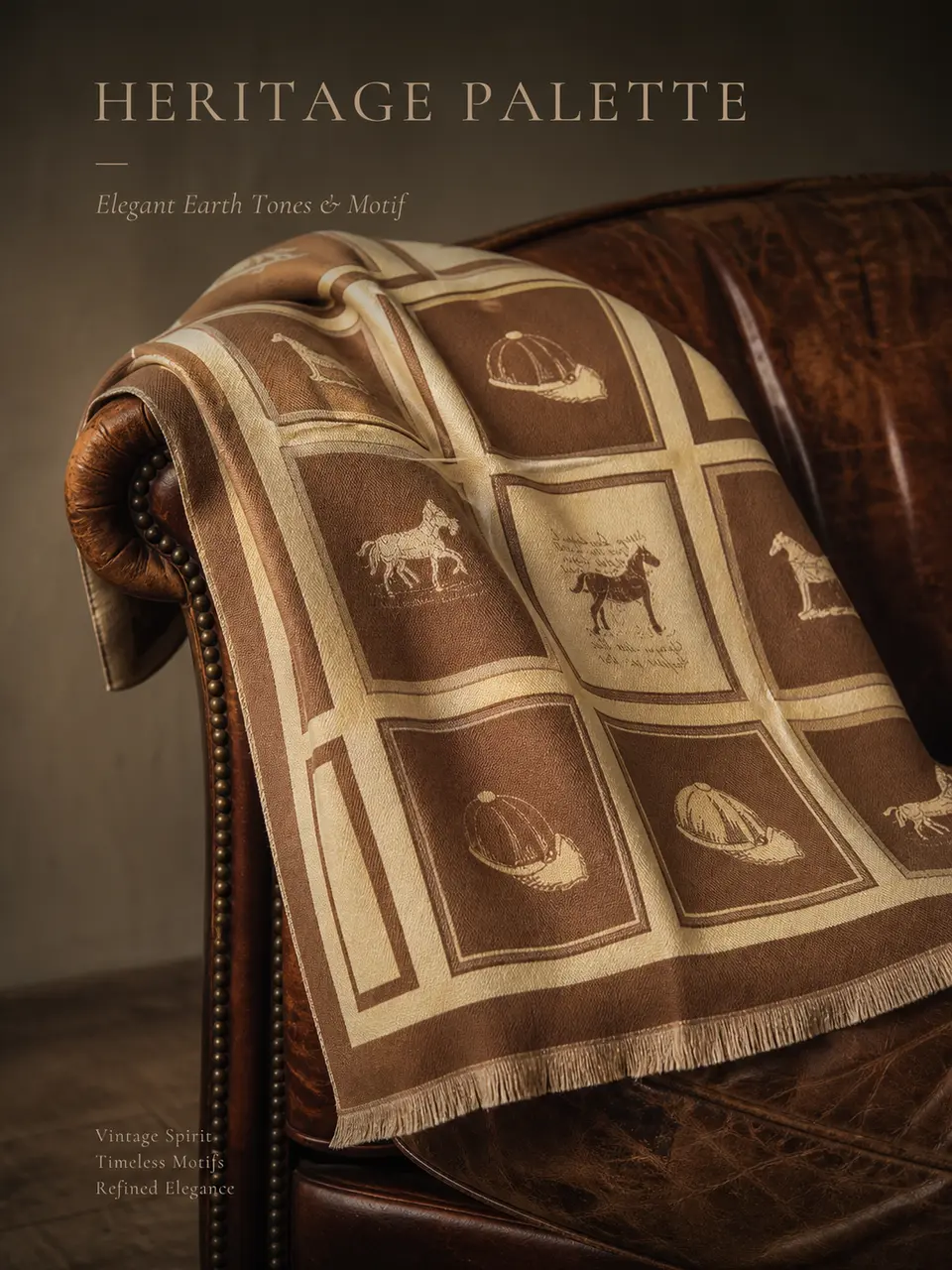 Equestrian Grid Scarf - Color & Pattern