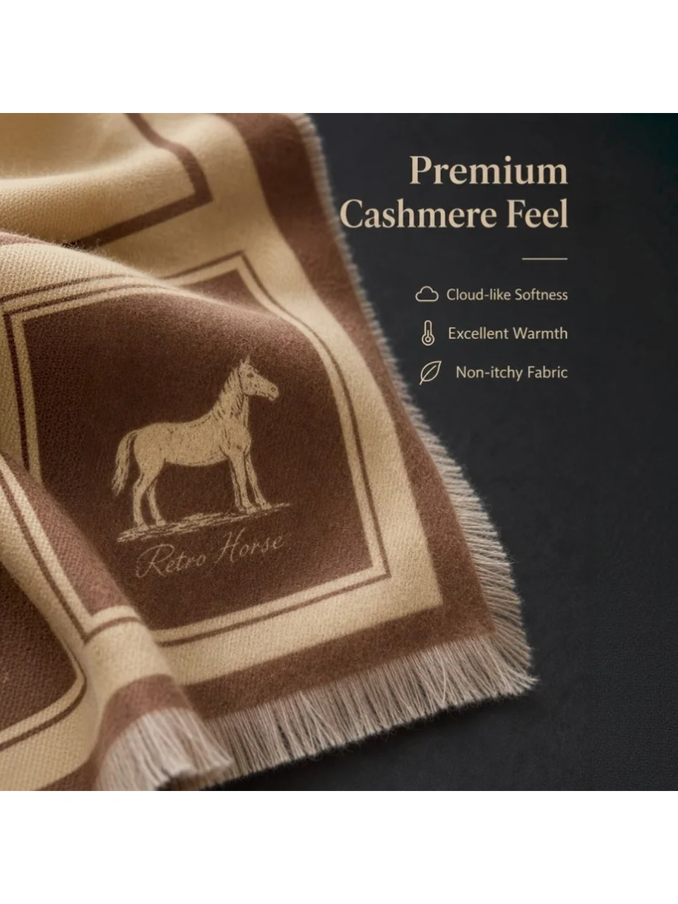 Equestrian Grid Scarf - Craftsmanship