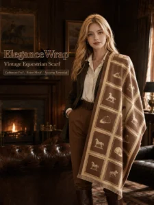Equestrian Grid Scarf - 7color