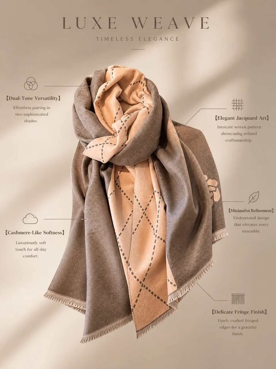 Double-Sided Scarf Design