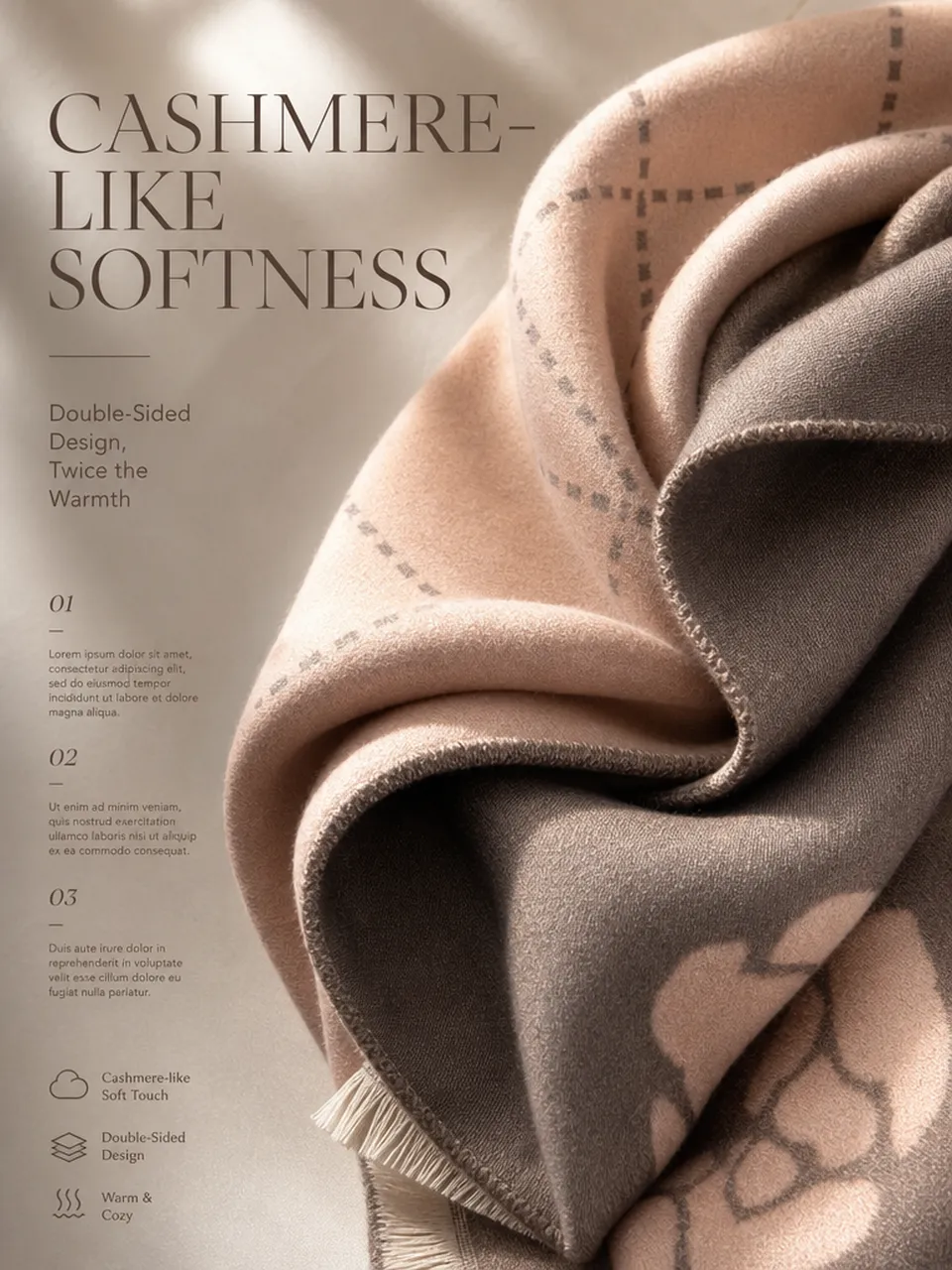 Cashmere-Feel Softness
