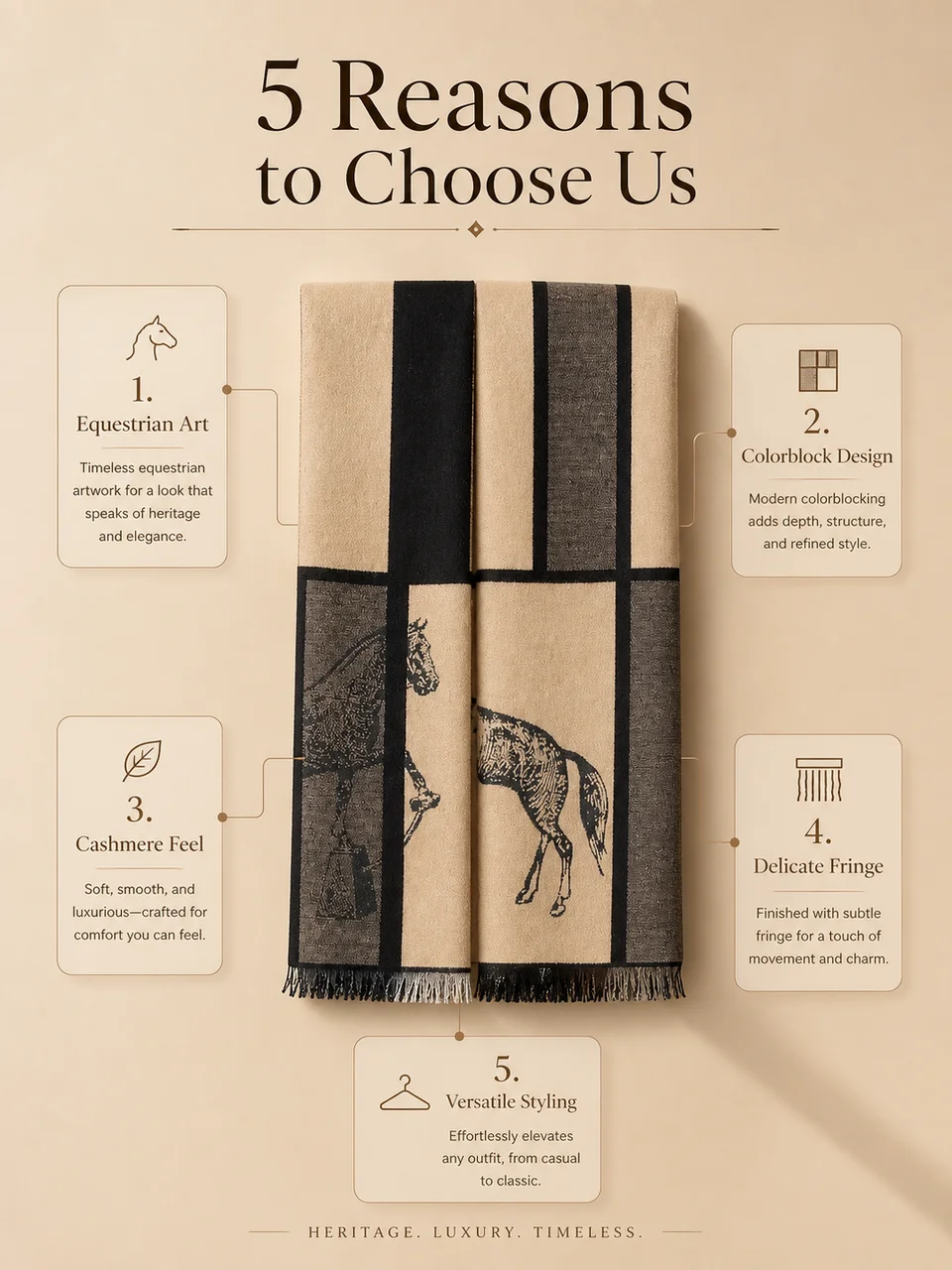 Sketch Horse Scarf - 5 Key Benefits