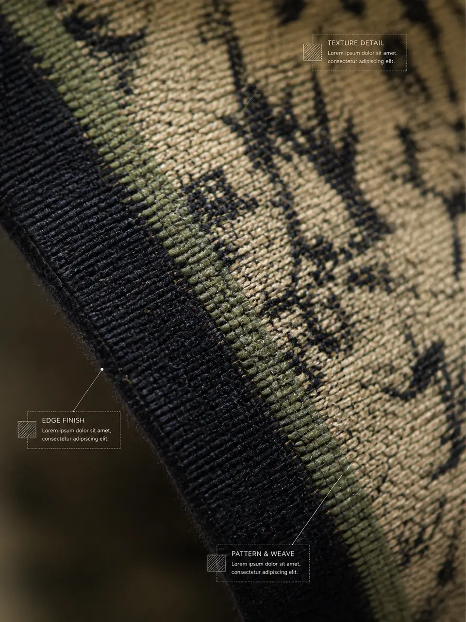 Abstract Cape Scarf - Craftsmanship