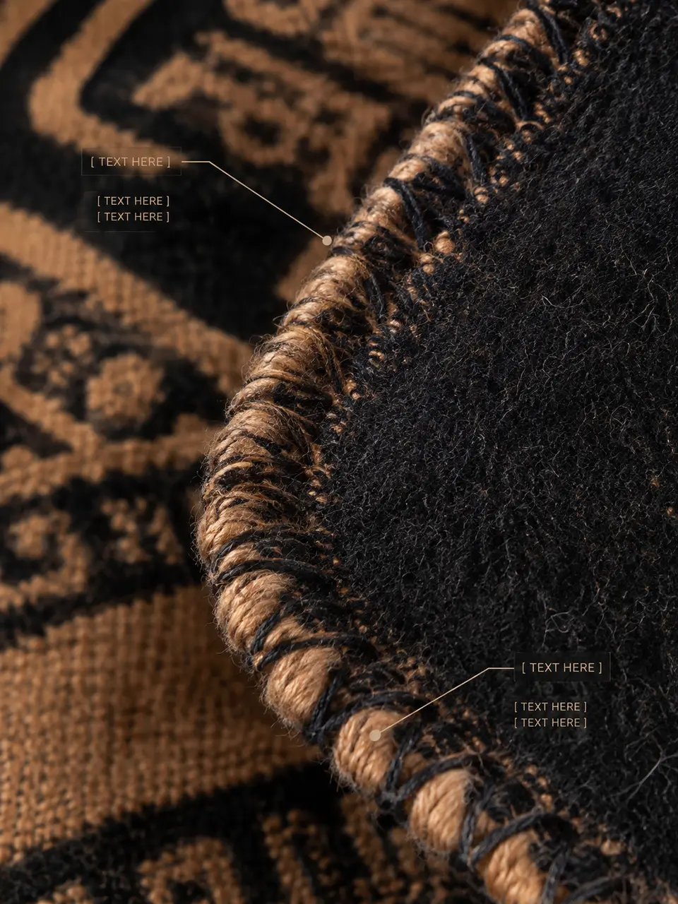 Retro Totem Cape Scarf - Craftsmanship