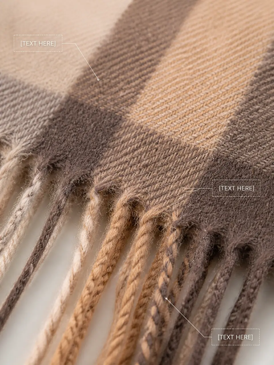 British Plaid Scarf - Craftsmanship