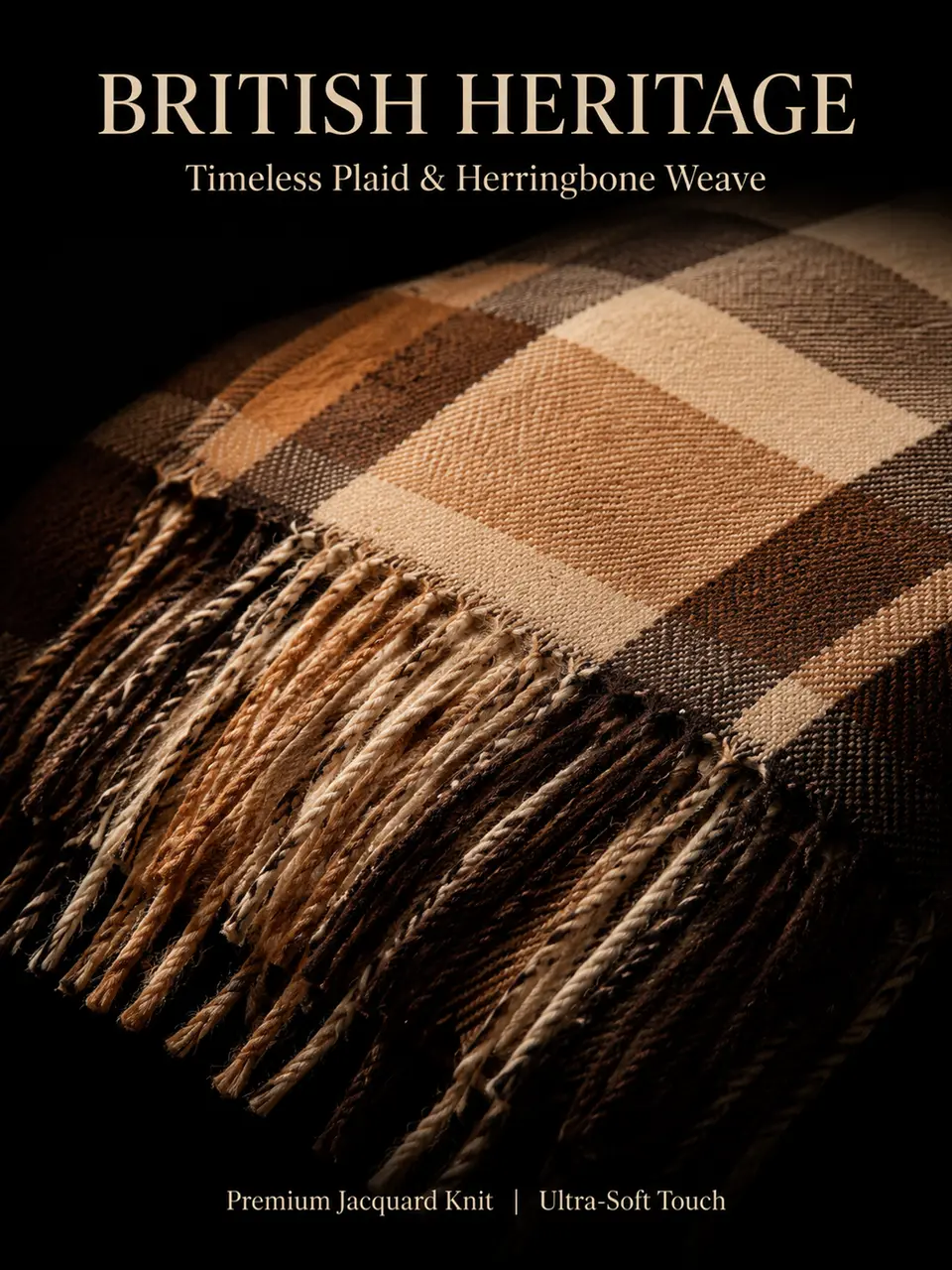 British Plaid Scarf - 10color - Image 3