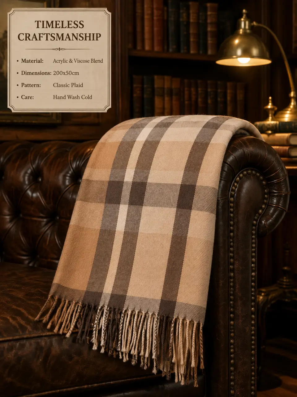 British Plaid Scarf - 10color - Image 5