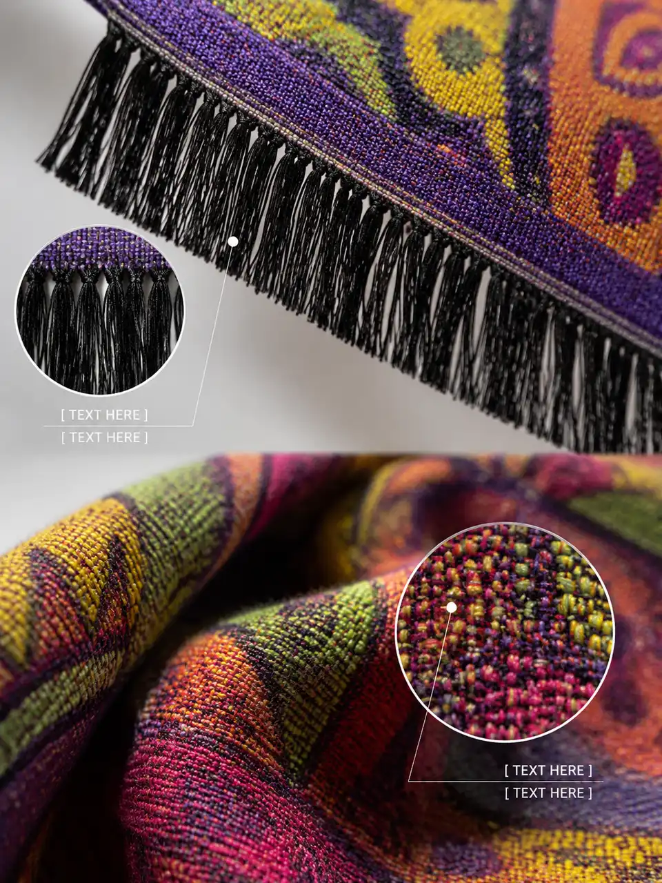Bohemian Paisley Scarf - Craftsmanship