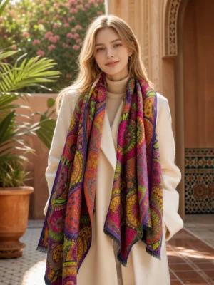 Bohemian Paisley Scarf - 6color