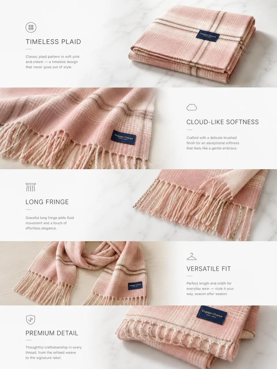 Sakura Plaid Scarf - 5 Key Benefits