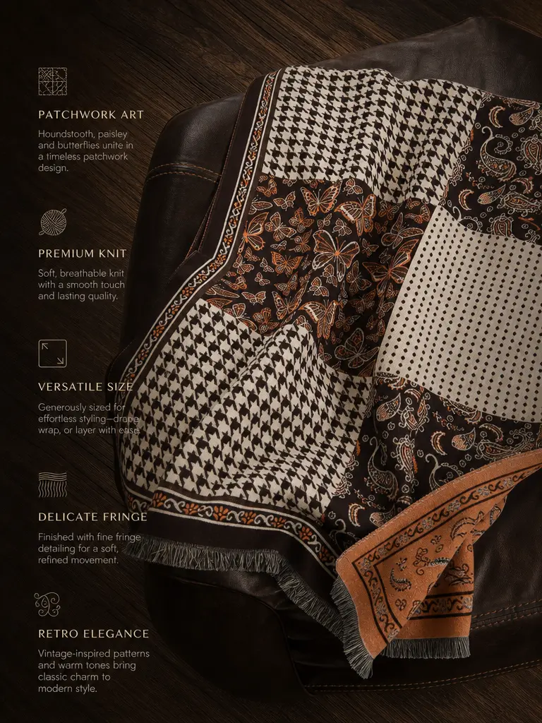 Vintage Patchwork Scarf - 5 Key Benefits