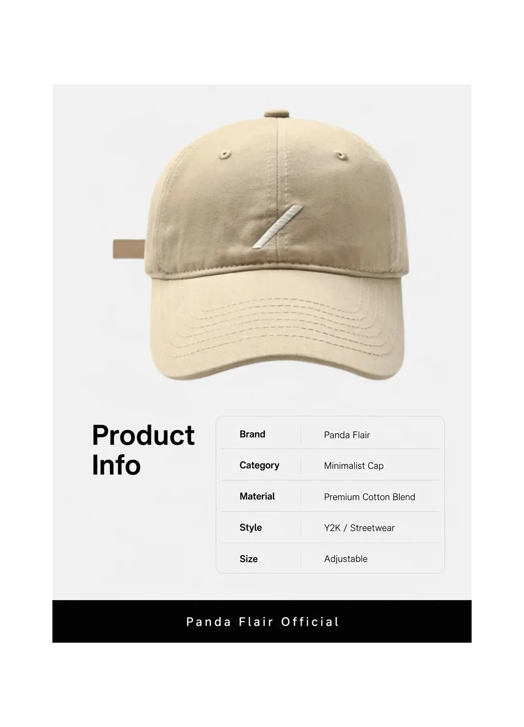 Blue Slash Minimalist Cap - Image 7