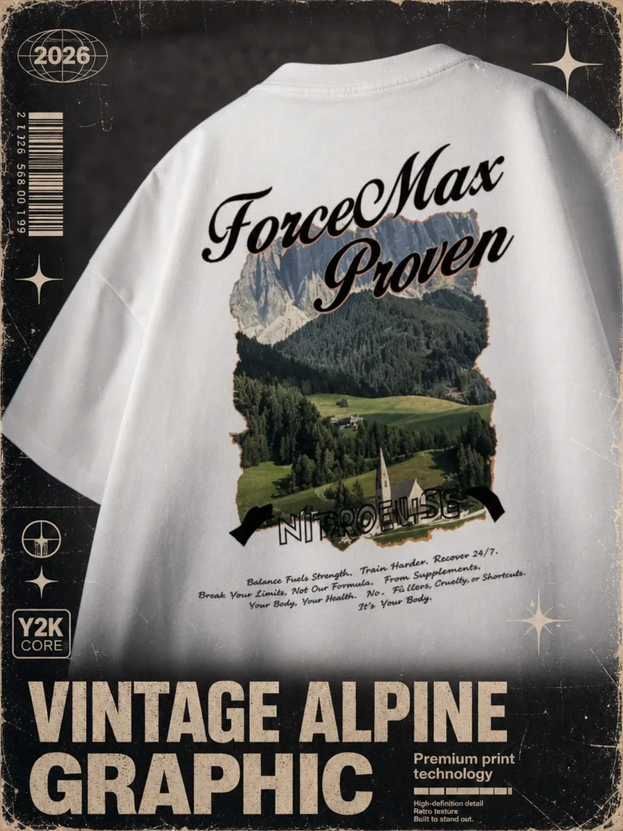 Mountain Landscape Oversized Tee - Image 8