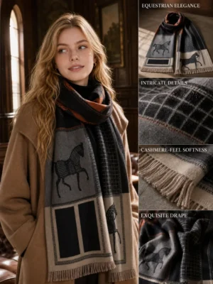 Reversible Equestrian Scarf - 7color