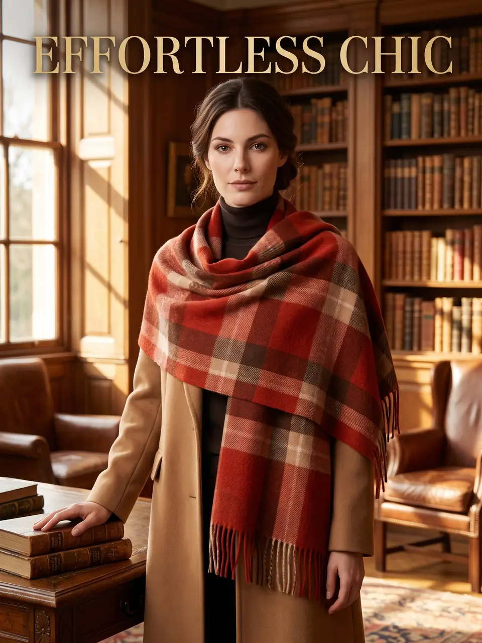 British Plaid Wool Scarf Value Showcase