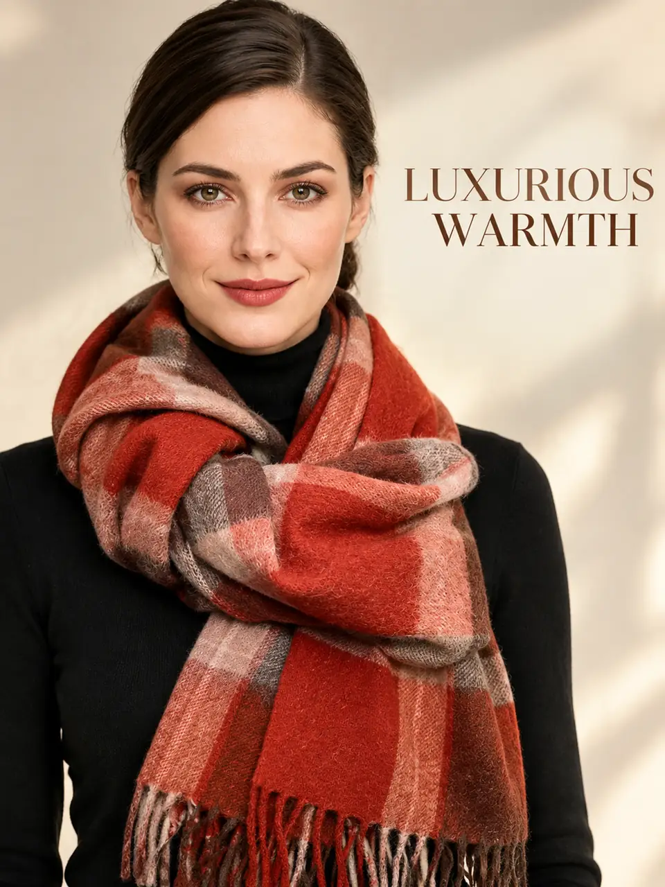 Vintage Colour-Block Plaid