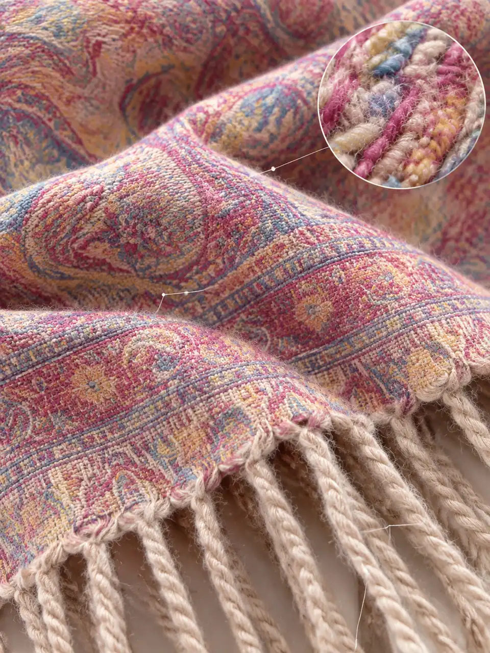 Paisley Damask Closeup